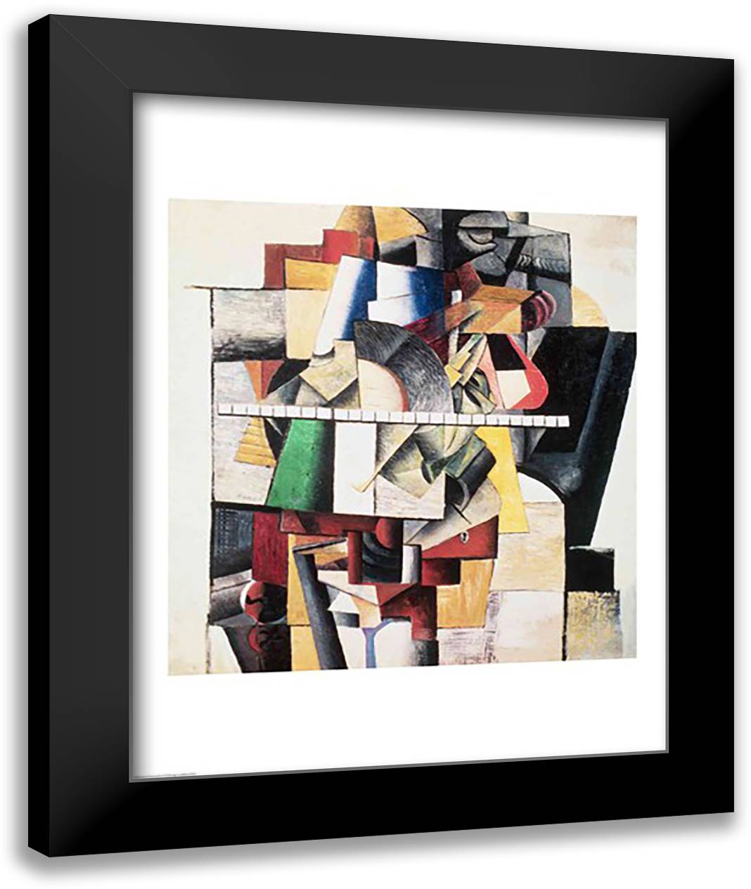 M. Matuischin 22x28 Black Modern Wood Framed Art Print Poster by Malevich, Kazimir