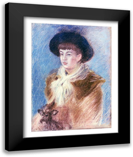 Suzanne (1869-99) 22x28 Black Modern Wood Framed Art Print Poster by Monet, Claude