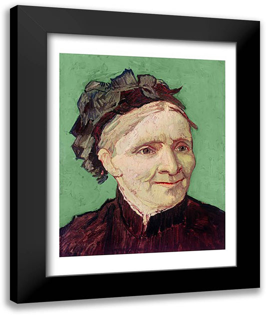 Portrait of the Artist's Mother, 1888 22x28 Black Modern Wood Framed Art Print Poster by Van Gogh, Vincent