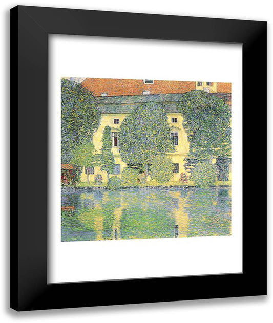 The Schloss Kammer on the Attersee III, 1910 22x28 Black Modern Wood Framed Art Print Poster by Klimt, Gustav