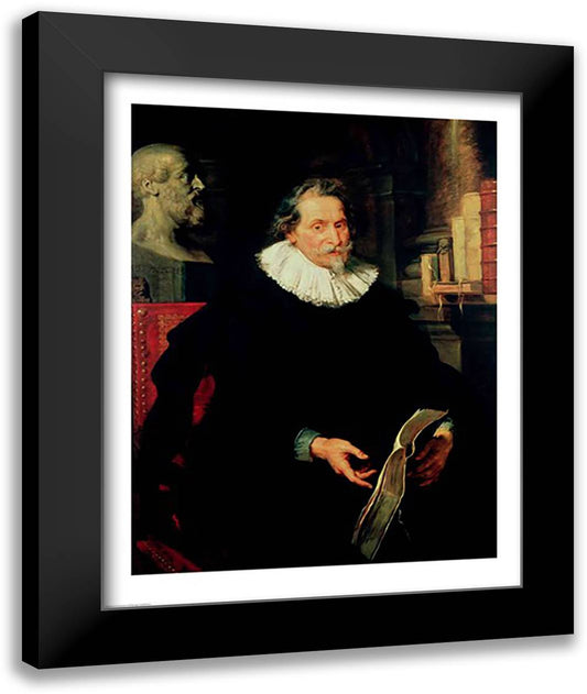 Portrait of Ludovicus Nonnius 22x28 Black Modern Wood Framed Art Print Poster by Rubens, Peter Paul