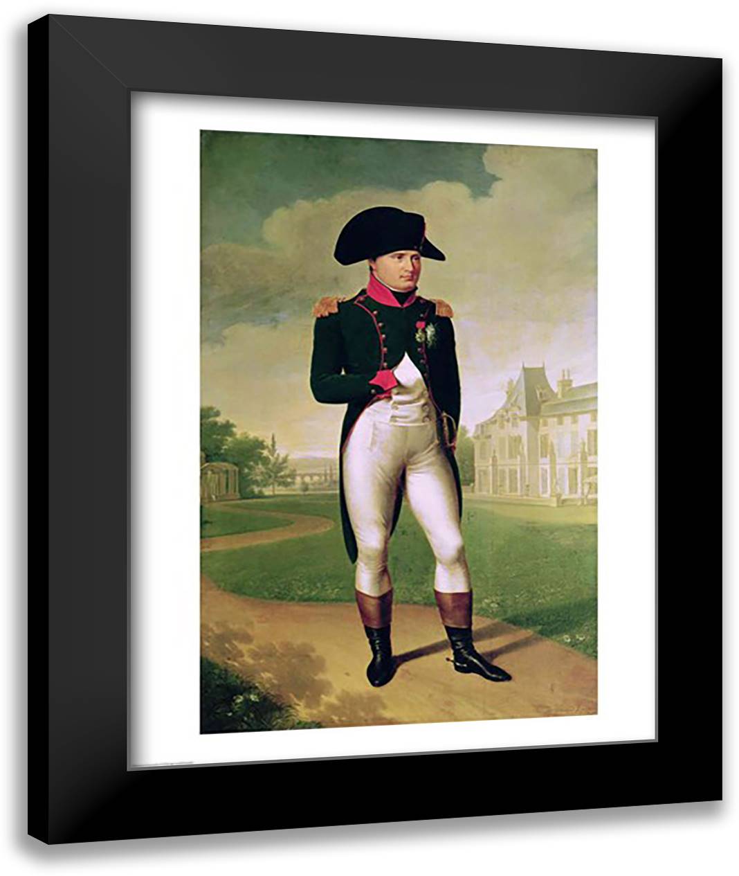 Napoleon I 22x28 Black Modern Wood Framed Art Print Poster by Gerard, Francois