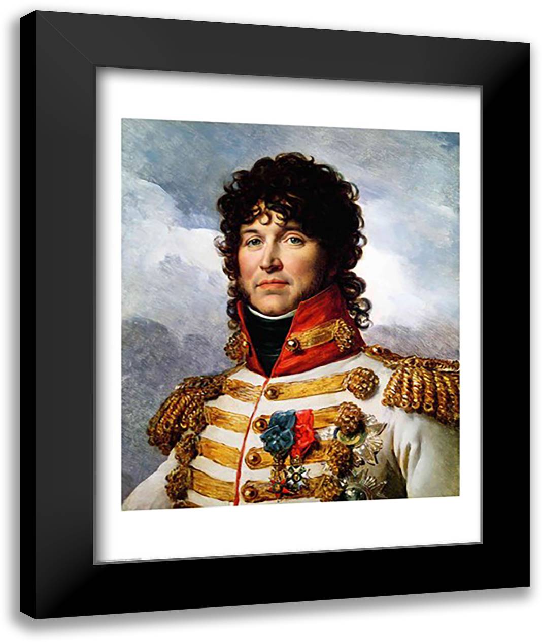 Joachim Murat 22x28 Black Modern Wood Framed Art Print Poster by Gerard, Francois