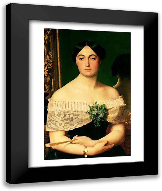 Portrait of Marianne Elisa Birch 22x28 Black Modern Wood Framed Art Print Poster by Gerome, Jean Leon