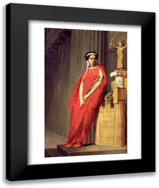 Rachel 22x28 Black Modern Wood Framed Art Print Poster by Gerome, Jean Leon