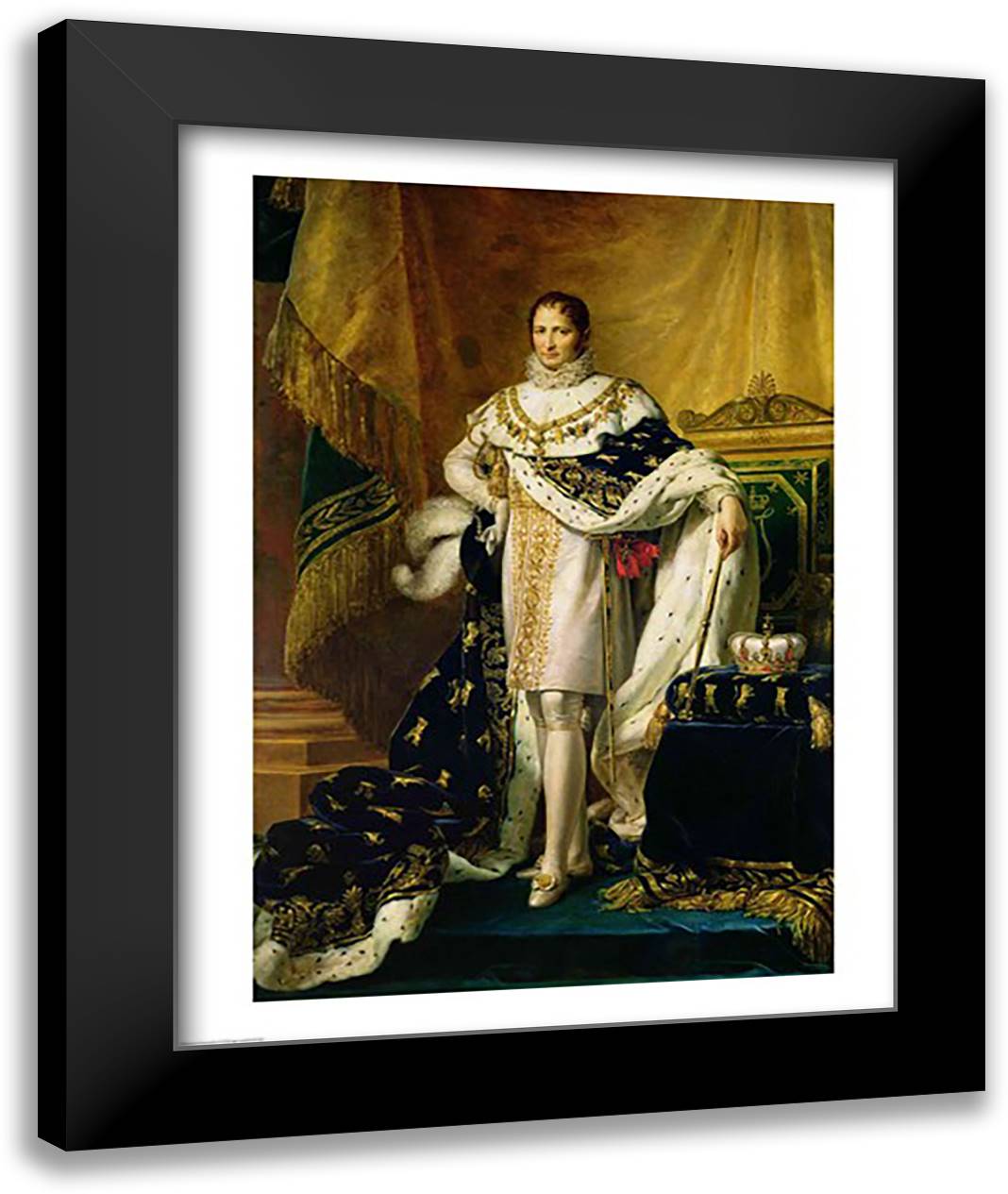 Joseph Bonaparte 22x28 Black Modern Wood Framed Art Print Poster by Gerard, Francois