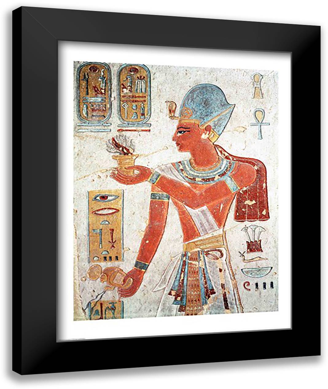 Ramesses II: Dressed for War 22x28 Black Modern Wood Framed Art Print Poster