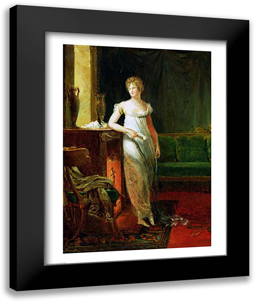 Catherine Worlee 22x28 Black Modern Wood Framed Art Print Poster by Gerard, Francois