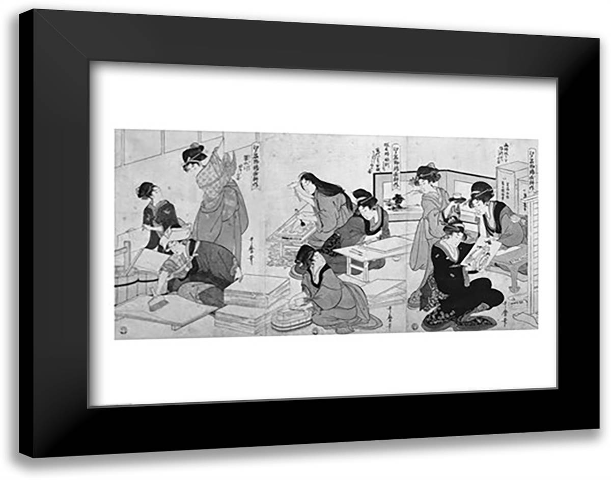 Making prints 28x22 Black Modern Wood Framed Art Print Poster