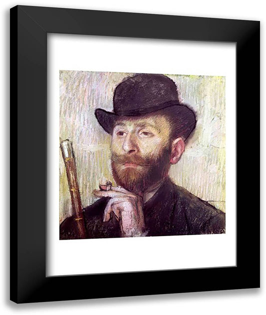 Zachary Zakarian 22x28 Black Modern Wood Framed Art Print Poster by Degas, Edgar