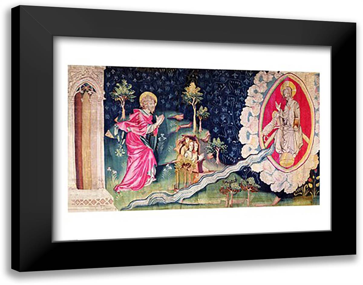 The River of Paradise 28x22 Black Modern Wood Framed Art Print Poster by Bataille, Nicolas