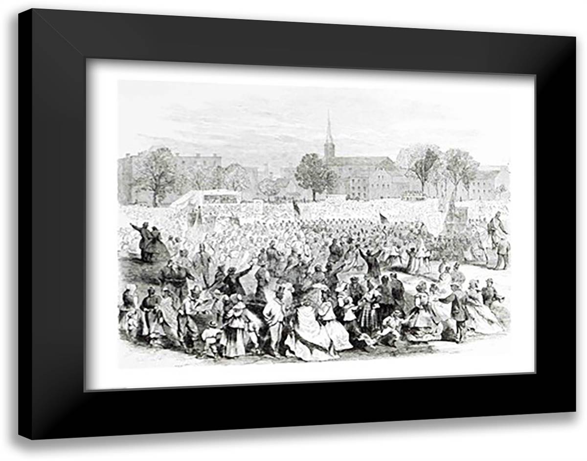 A Celebration of the Abolition of Slavery 28x22 Black Modern Wood Framed Art Print Poster