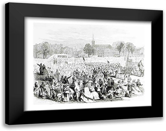 A Celebration of the Abolition of Slavery 28x22 Black Modern Wood Framed Art Print Poster