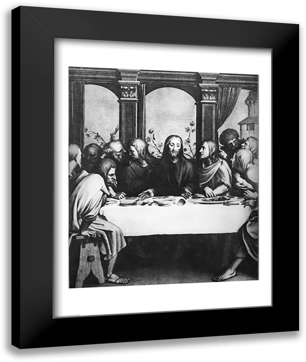 Sir Thomas Smyth 22x28 Black Modern Wood Framed Art Print Poster by Holbein, Hans