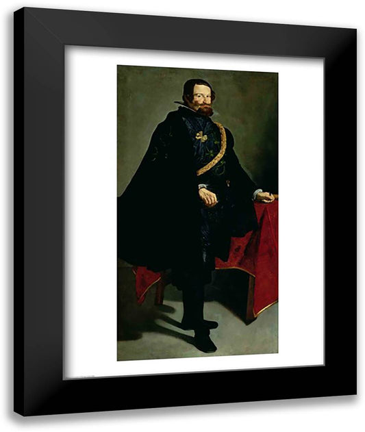 Don Gaspar de Guzman 22x28 Black Modern Wood Framed Art Print Poster by Velazquez, Diego