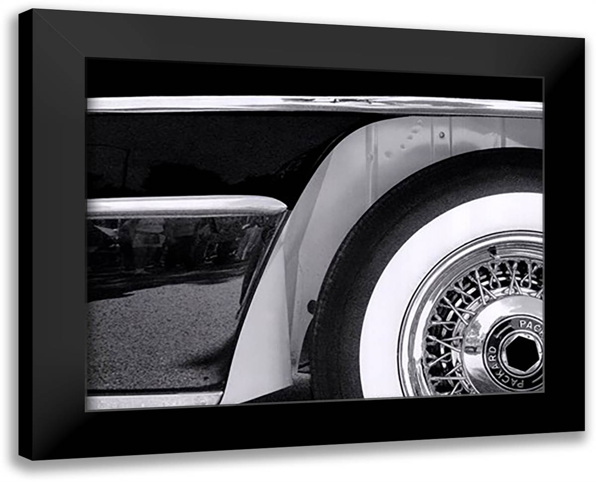 Auto-Retro III 18x15 Black Modern Wood Framed Art Print Poster by Shire, Lependorf
