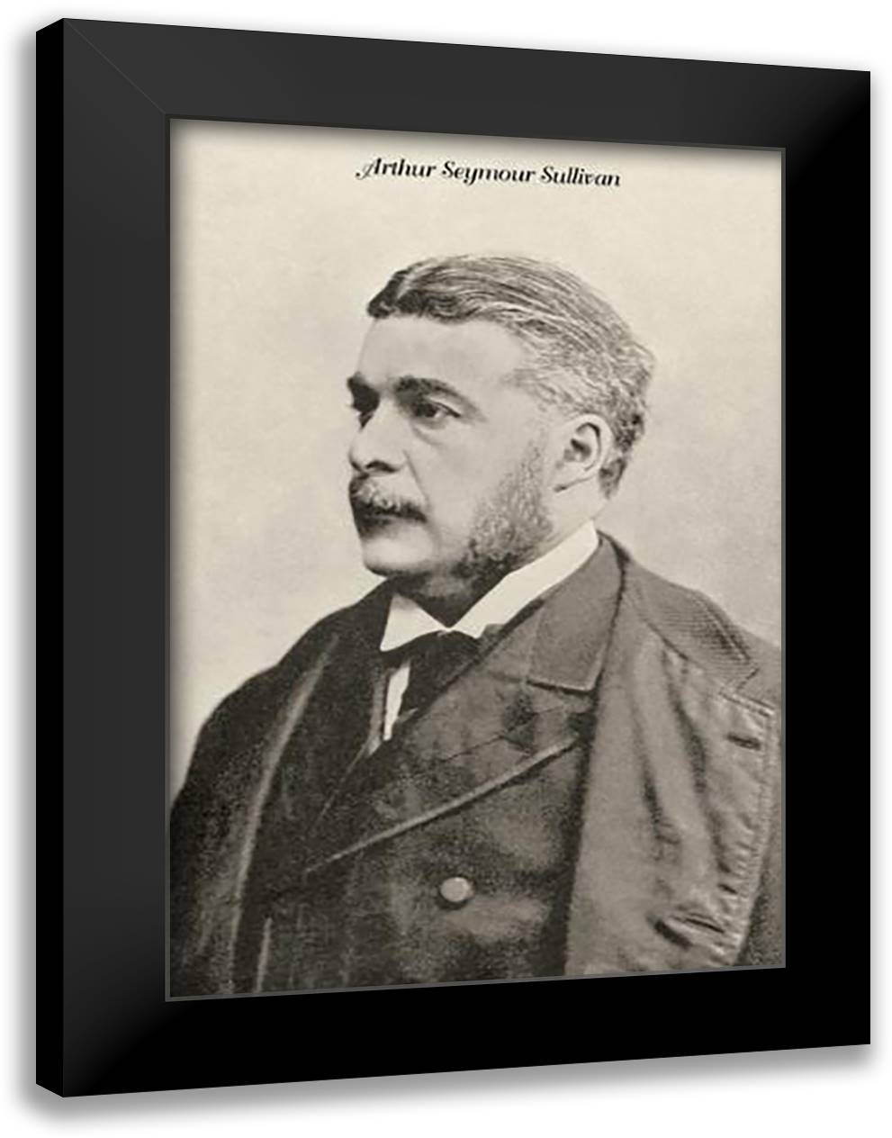 Arthur Seymour Sullivan 24x33 Black Modern Wood Framed Art Print Poster by Thomas, Theodore