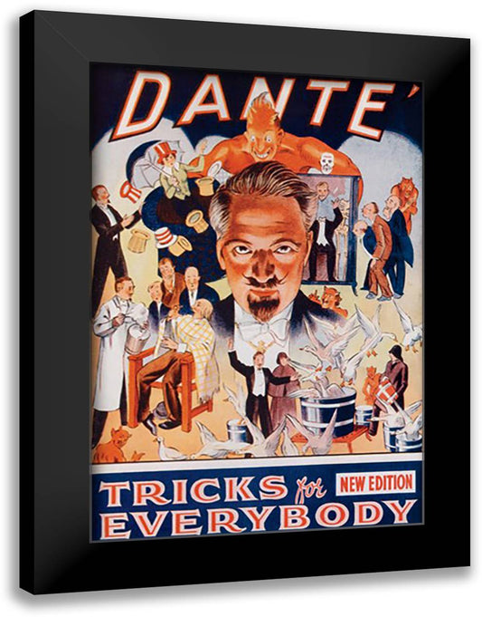 Dante: Tricks for Everybody 16x22 Black Modern Wood Framed Art Print Poster