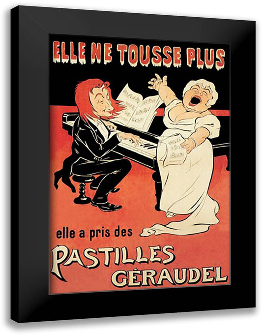 Price of Pastilles Geraudel 16x22 Black Modern Wood Framed Art Print Poster