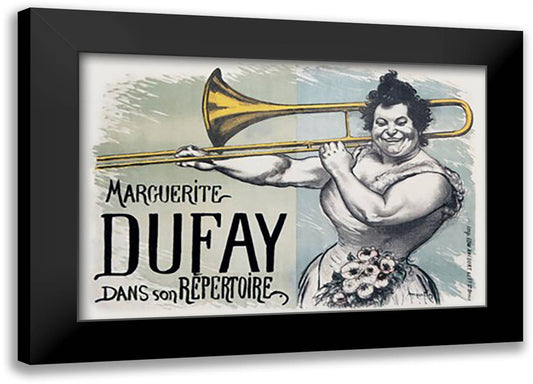 Dufay Hornblower 22x16 Black Modern Wood Framed Art Print Poster