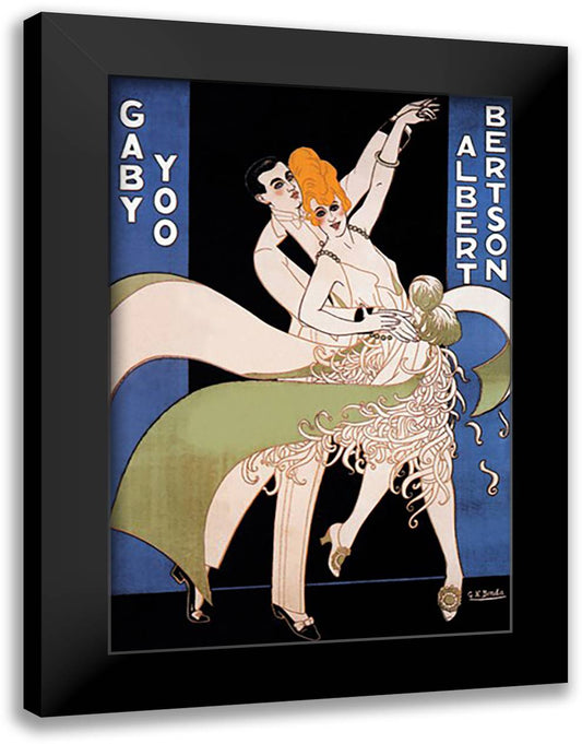 Gaby Yoo: Albert Bertson 16x22 Black Modern Wood Framed Art Print Poster