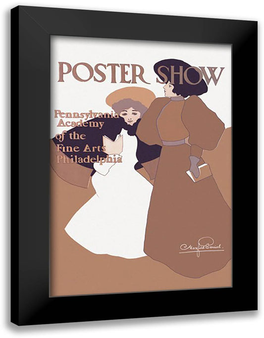 Poster Show 16x22 Black Modern Wood Framed Art Print Poster