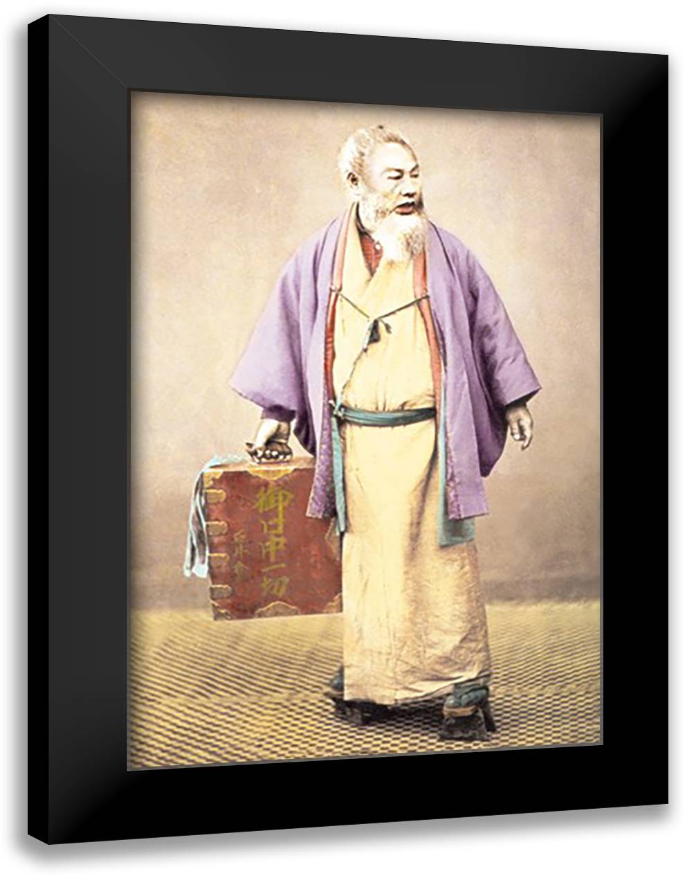 Itinerant Dentist 16x22 Black Modern Wood Framed Art Print Poster by Beato
