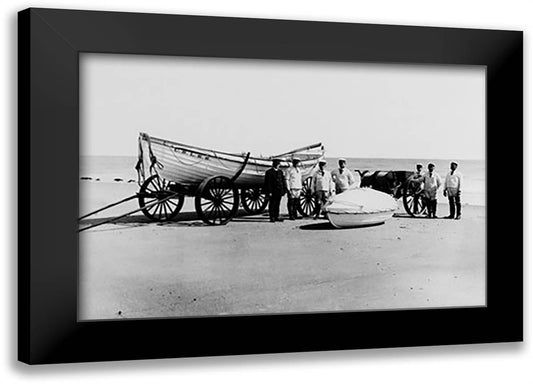 Rescue Ready! 22x16 Black Modern Wood Framed Art Print Poster