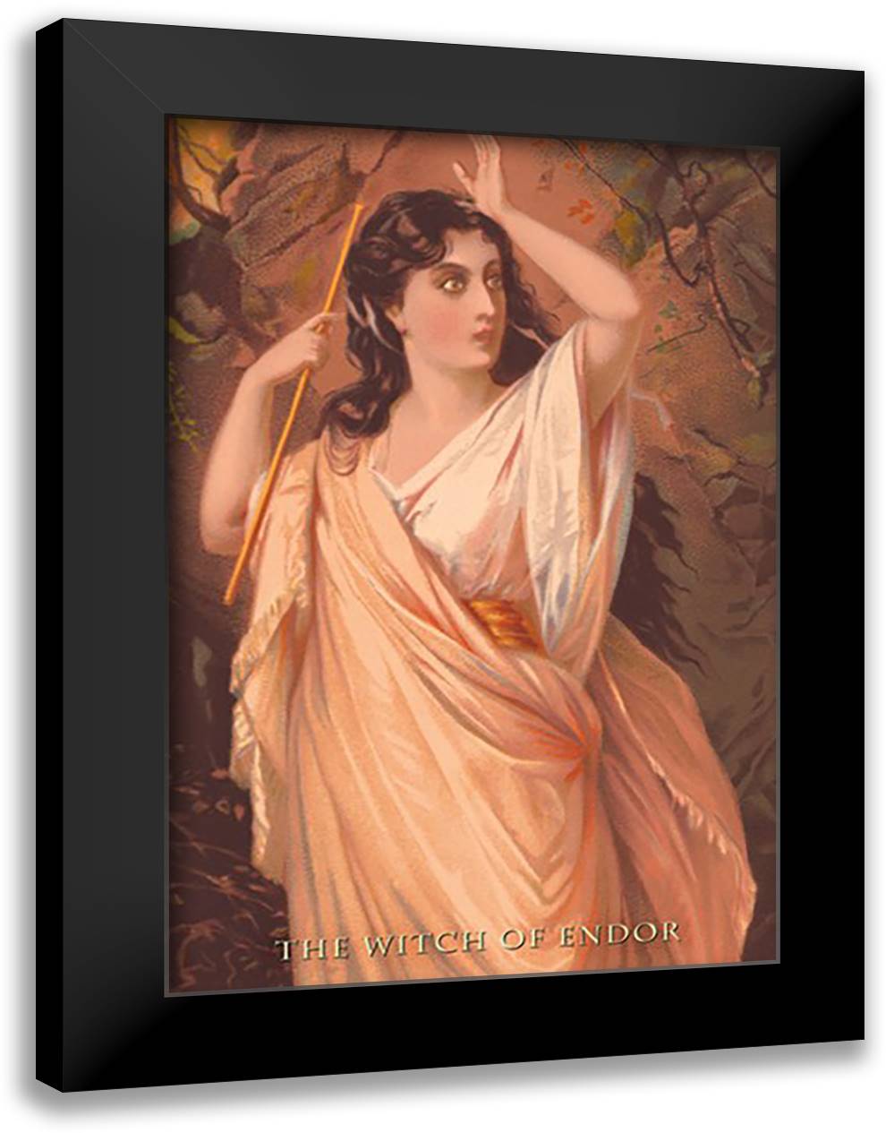 Witch of Endor 16x22 Black Modern Wood Framed Art Print Poster