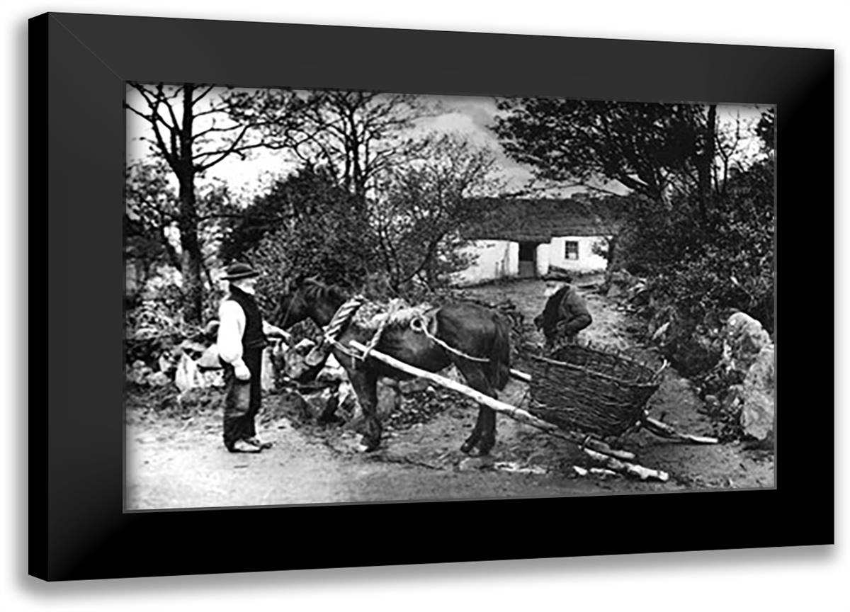 Glen Shesk, County Antrim 22x16 Black Modern Wood Framed Art Print Poster