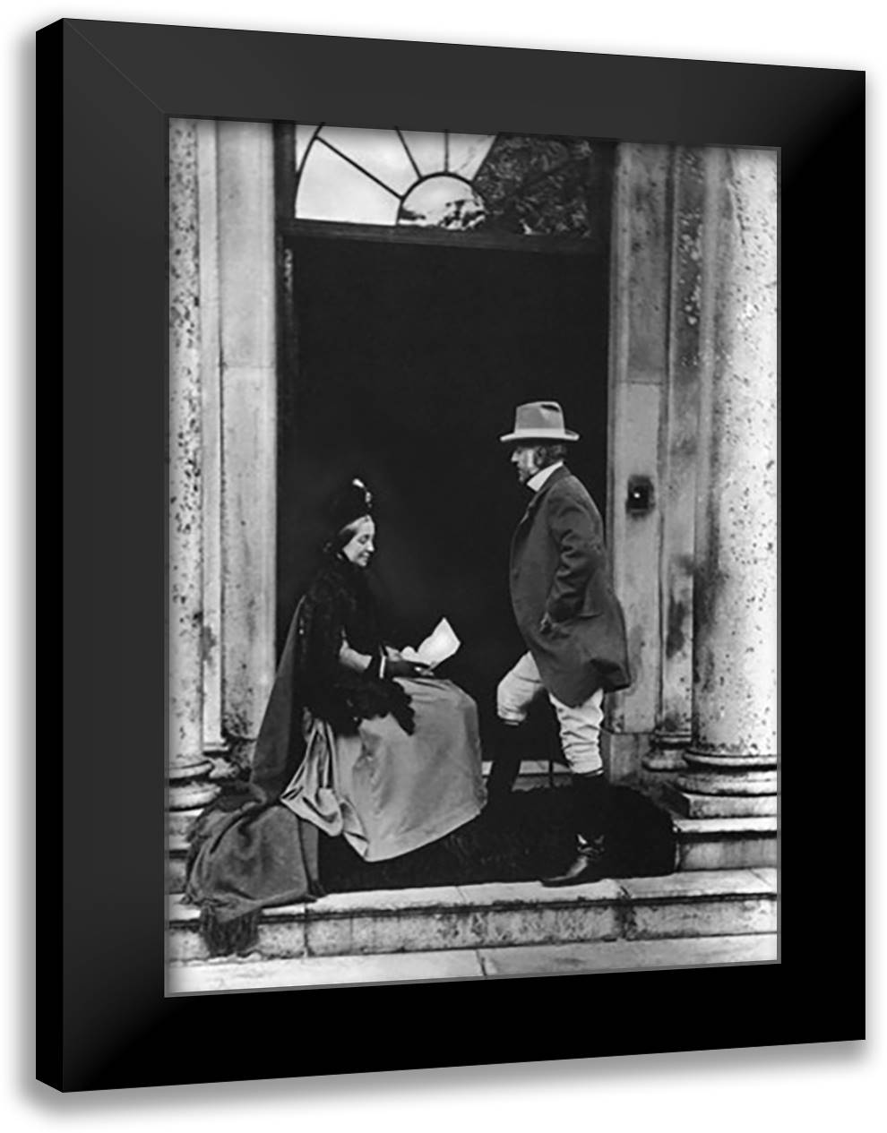 Gentry - Ireland 16x22 Black Modern Wood Framed Art Print Poster