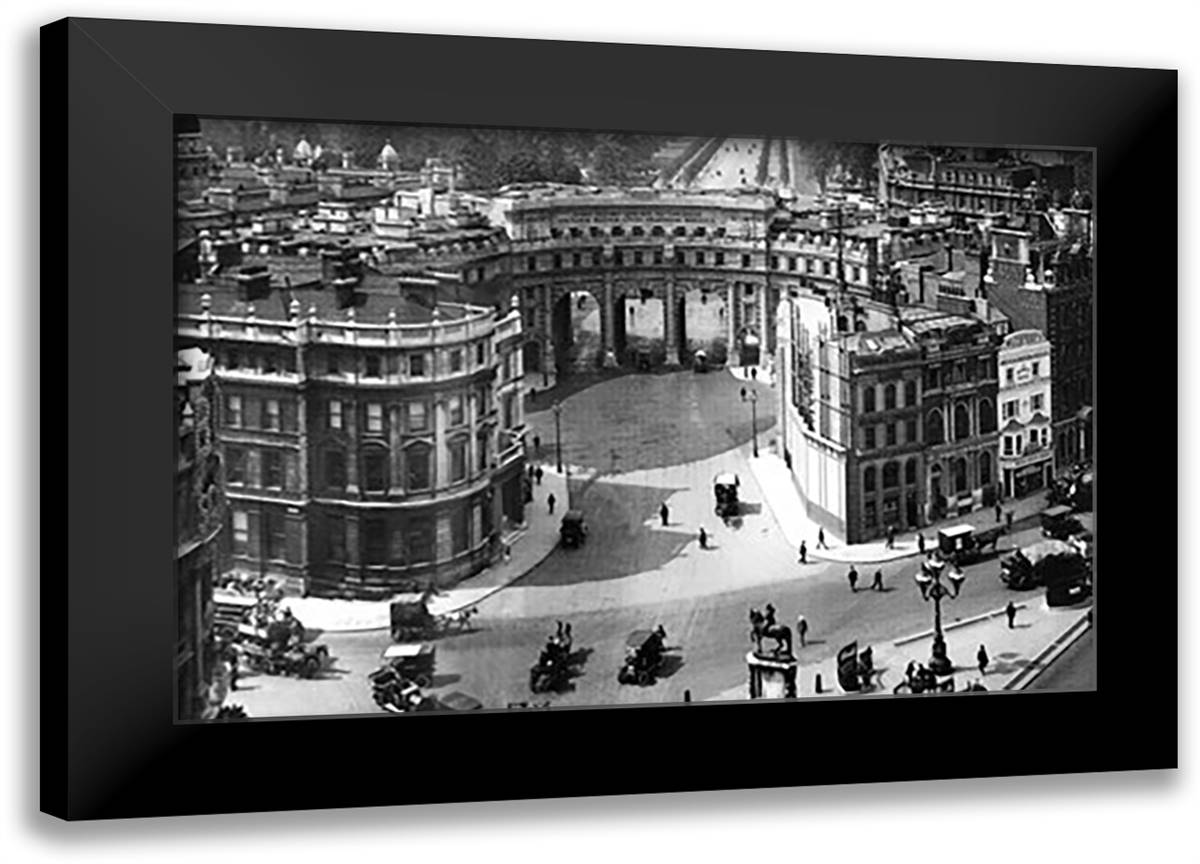 Admiralty Arch, London 22x16 Black Modern Wood Framed Art Print Poster