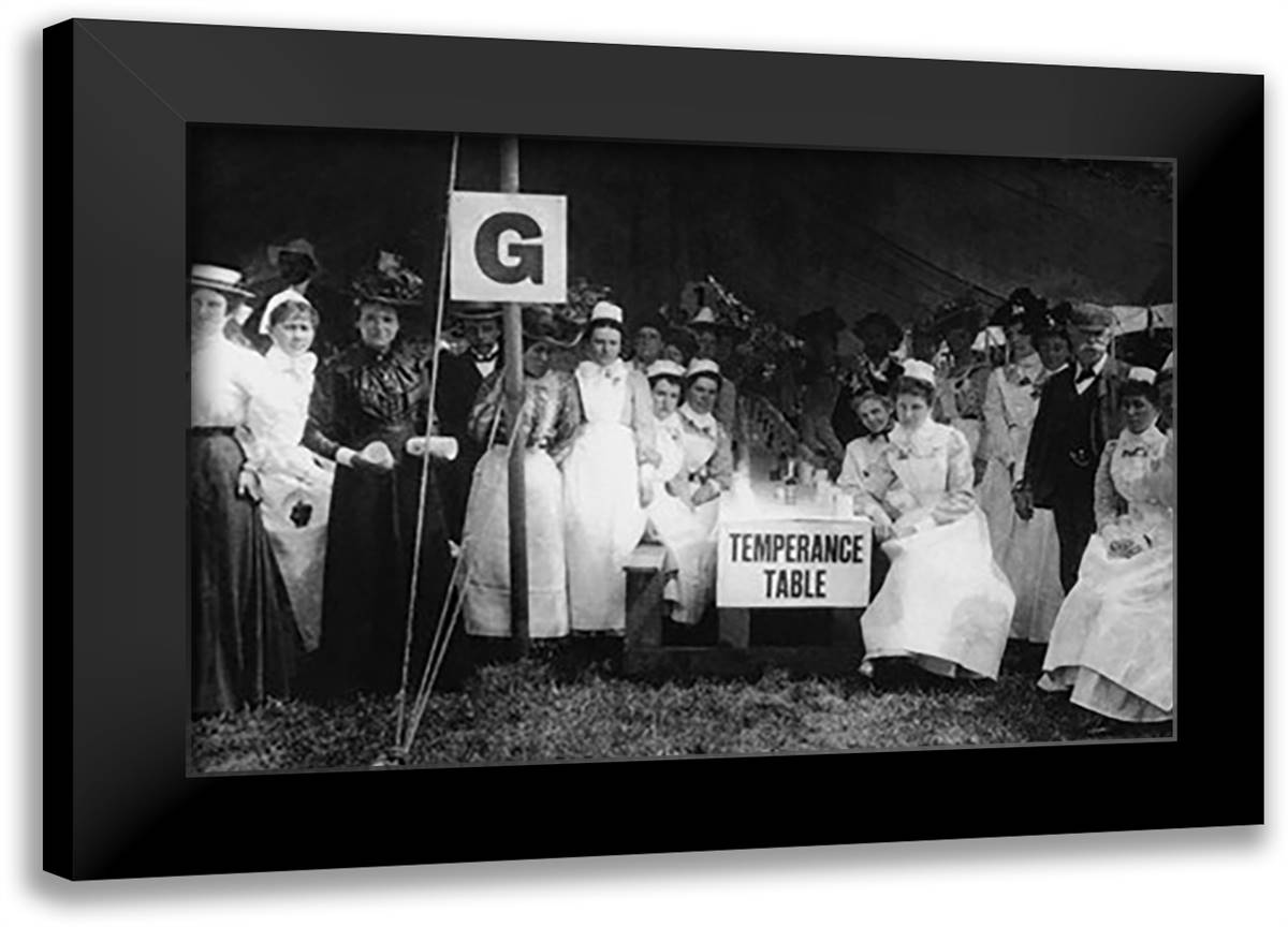 Bishop's Park Banquet, London 22x16 Black Modern Wood Framed Art Print Poster