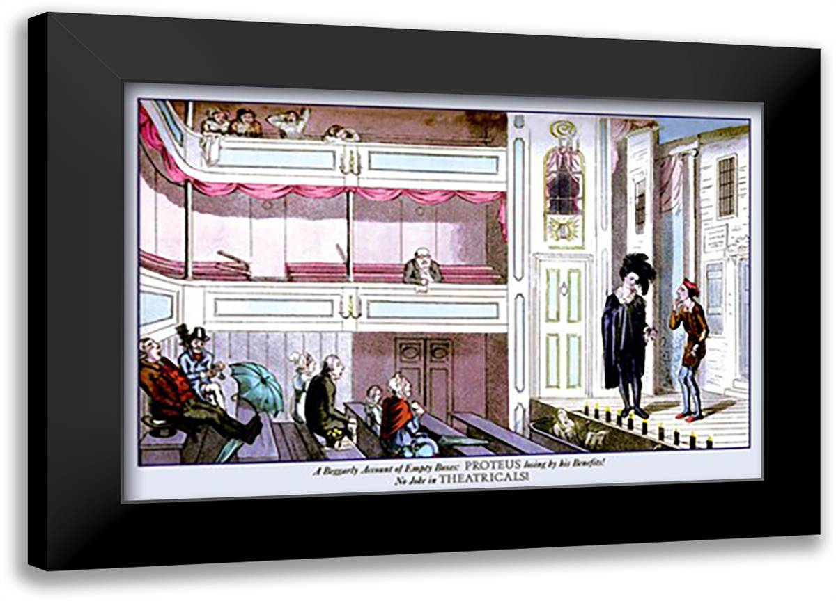 Beggarly Account of Empty Boxes 22x16 Black Modern Wood Framed Art Print Poster by Egan, Pierce