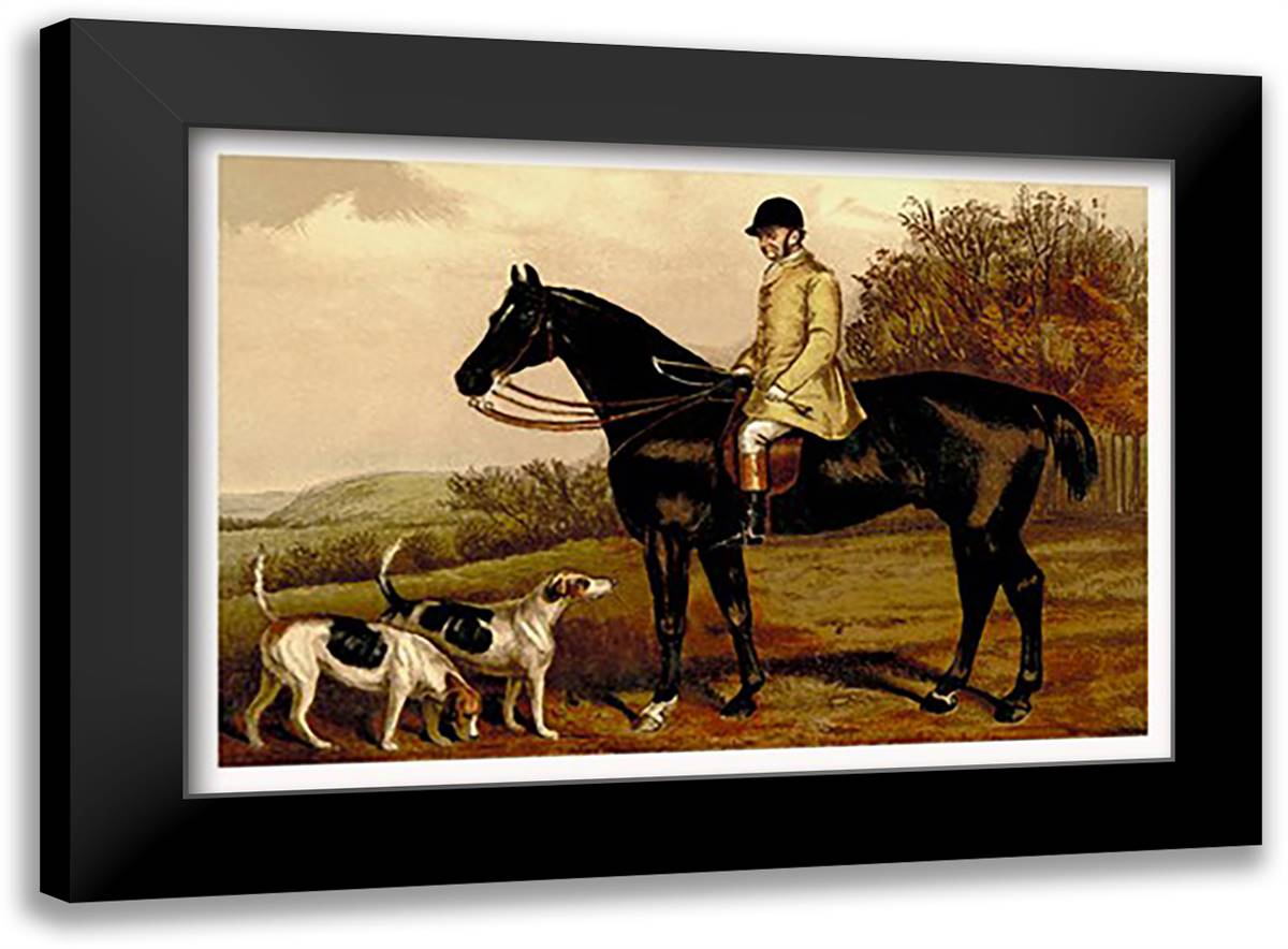 Jem Morgan 22x16 Black Modern Wood Framed Art Print Poster by Sidney, S.