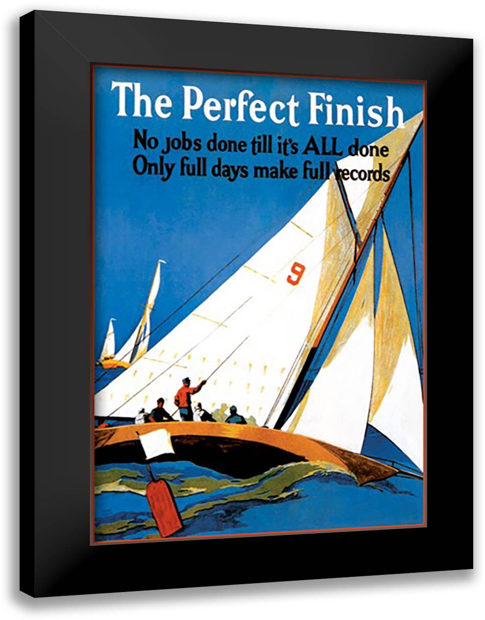 Perfect Finish 16x22 Black Modern Wood Framed Art Print Poster by Franzoni, Roberto
