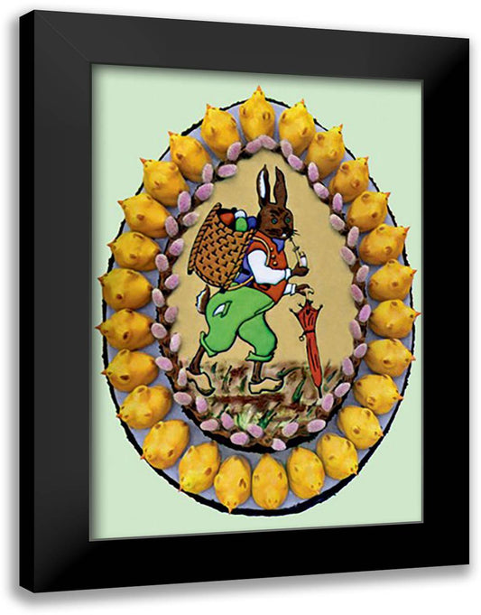 Easter Tart 16x22 Black Modern Wood Framed Art Print Poster