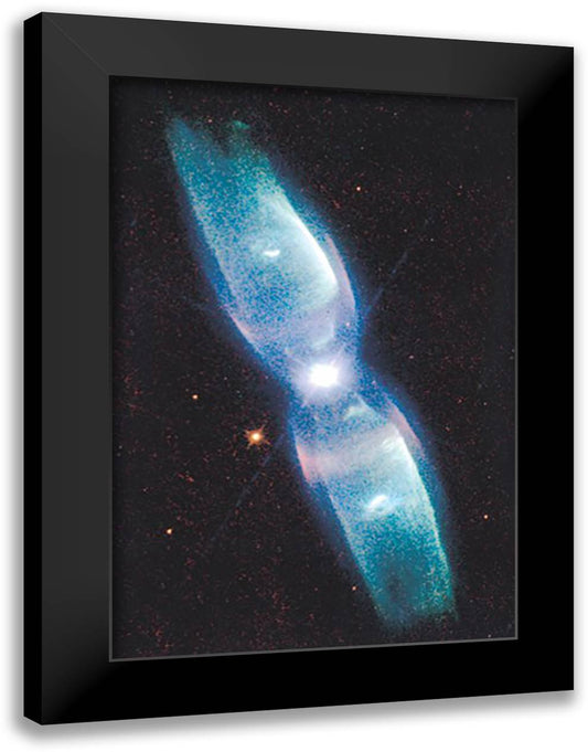 Butterfly Nebula 16x22 Black Modern Wood Framed Art Print Poster by NASA