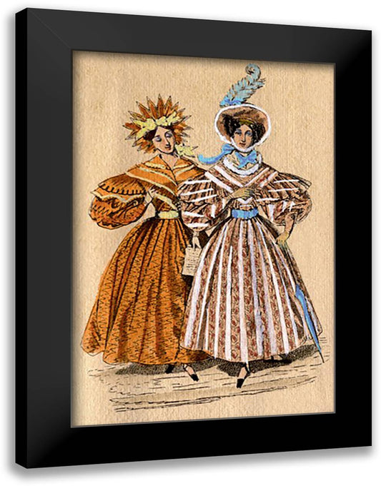 Sunshine Dresses 16x22 Black Modern Wood Framed Art Print Poster