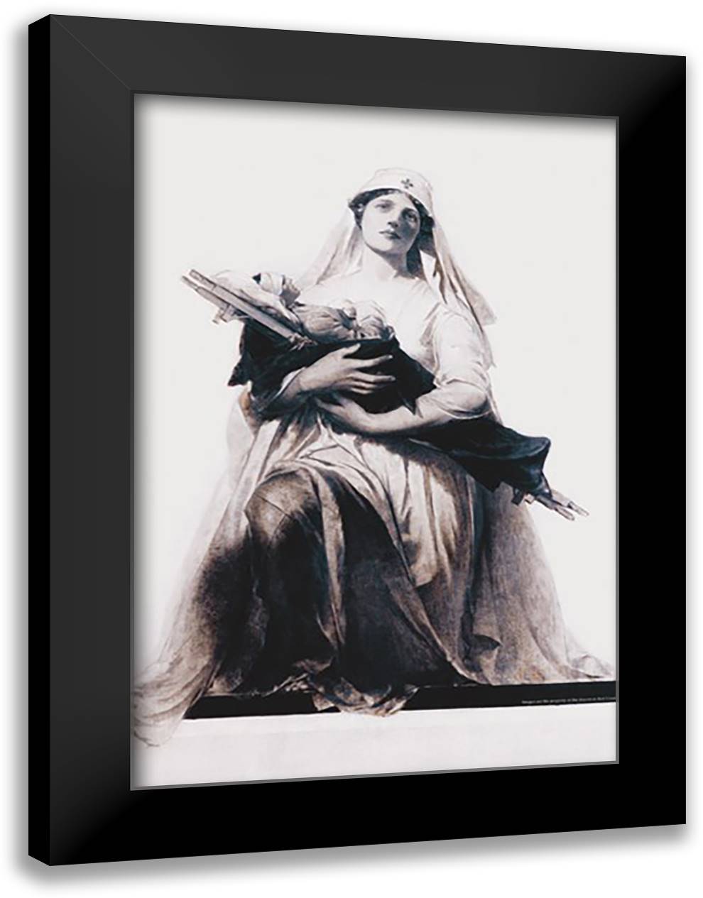 Greatest Mother in the World 16x22 Black Modern Wood Framed Art Print Poster by Foringer, Alonzo