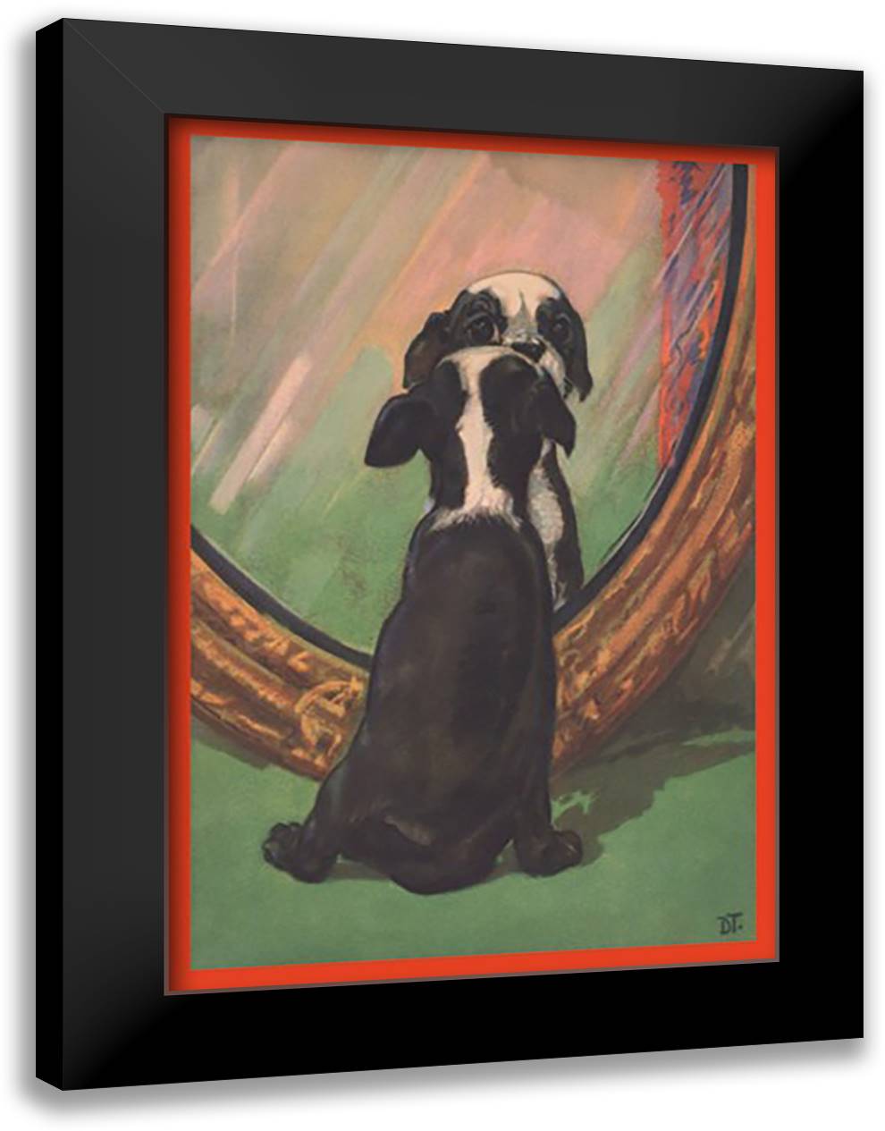 Stranger 16x22 Black Modern Wood Framed Art Print Poster by Thorne, Diana