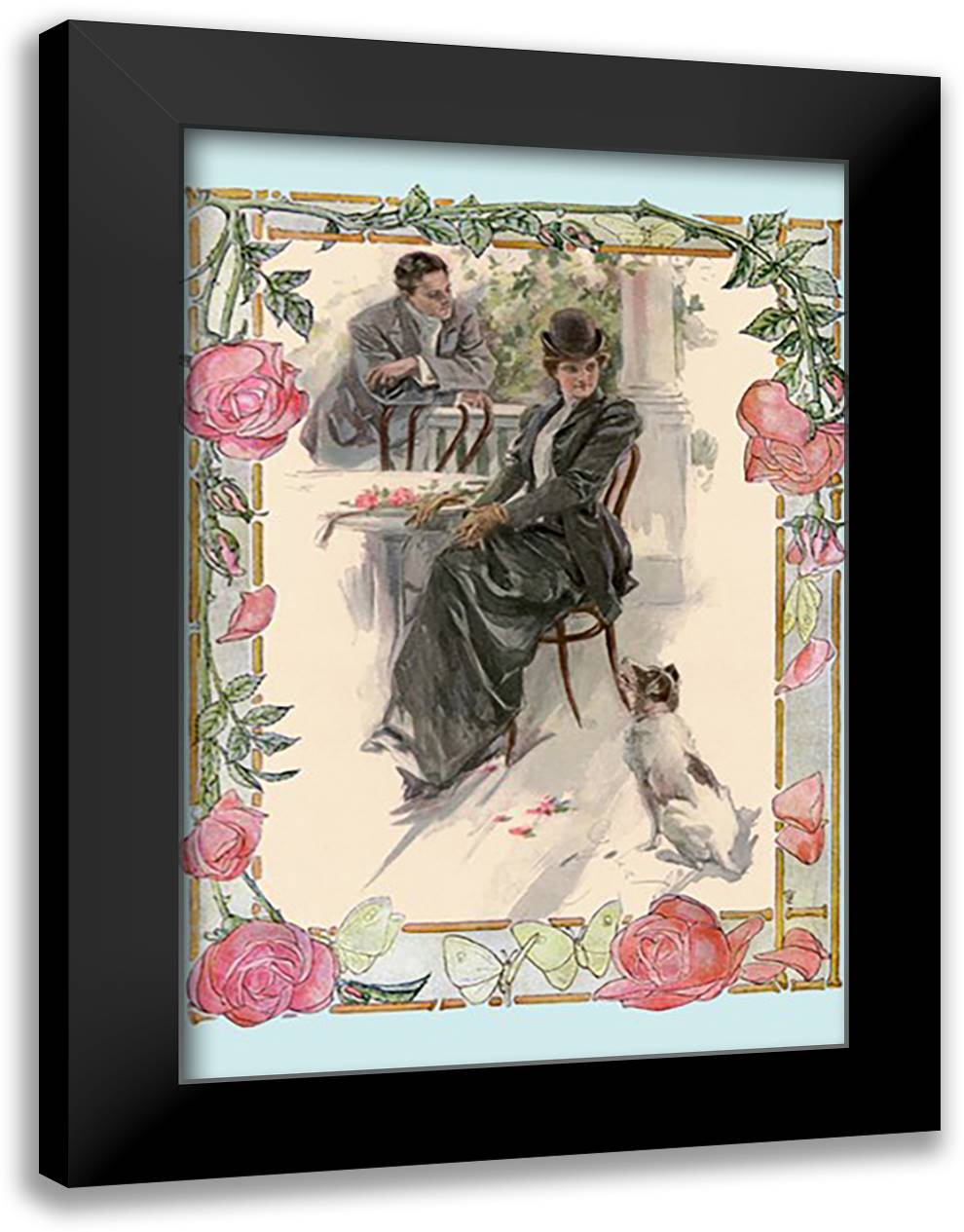Wanted - An Answer 16x22 Black Modern Wood Framed Art Print Poster by Fisher, Helen