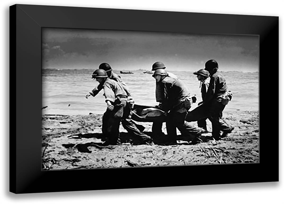 Price of Philippine Liberation 22x16 Black Modern Wood Framed Art Print Poster