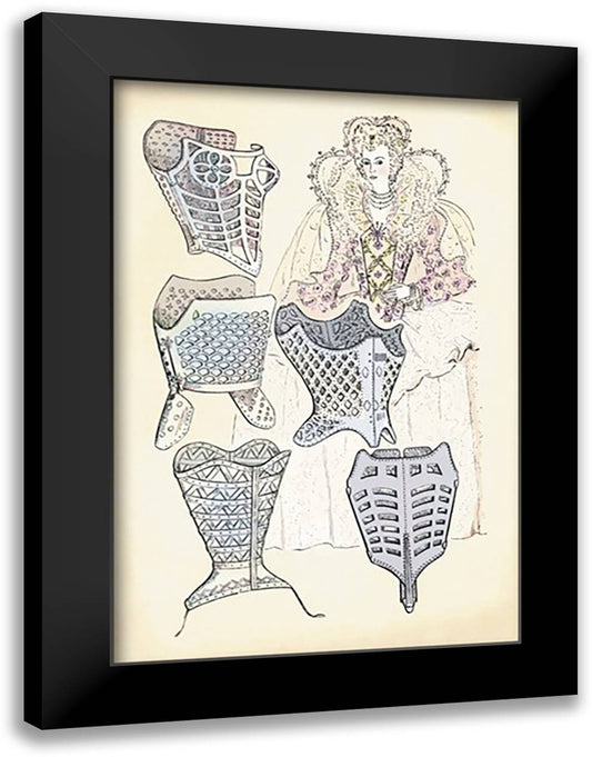 Armor for Underneath in the Sixteenth Century 16x22 Black Modern Wood Framed Art Print Poster