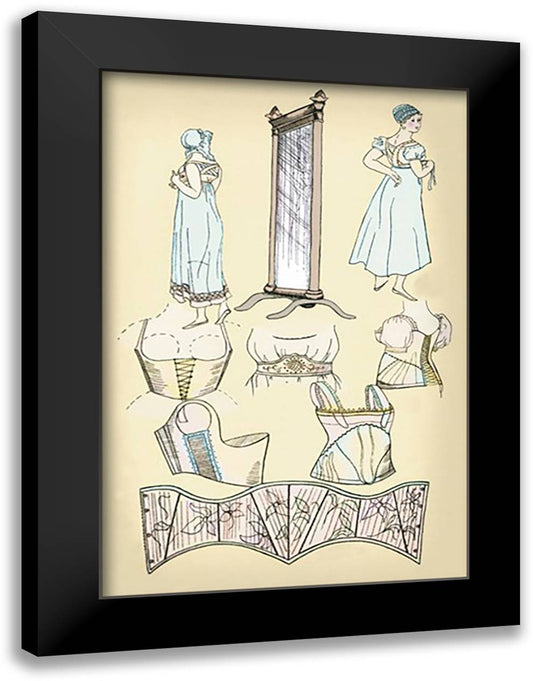 Freedom and the Natural Sillhouette 16x22 Black Modern Wood Framed Art Print Poster