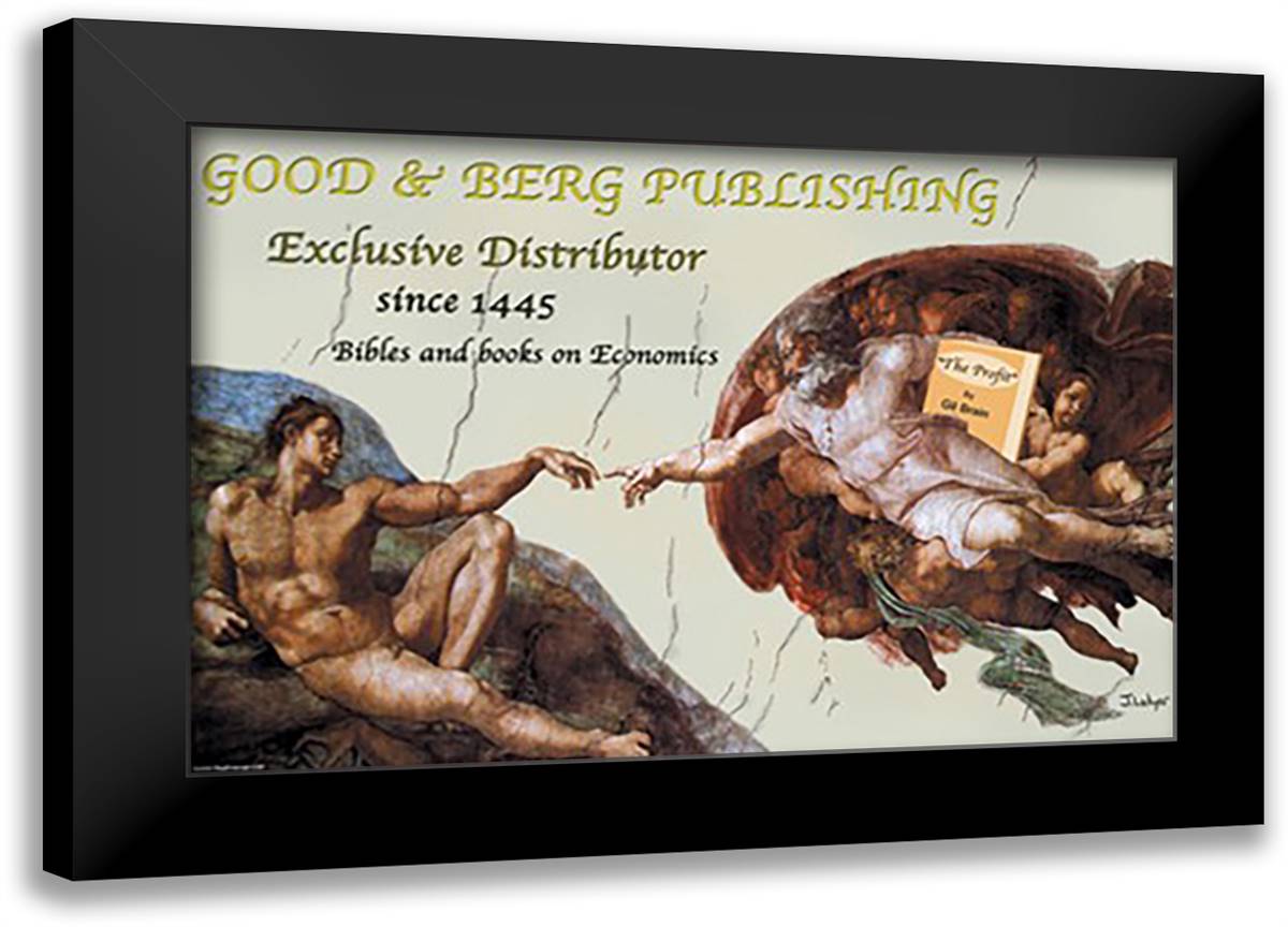 Good & Berg Publishing 22x16 Black Modern Wood Framed Art Print Poster by Pierce, Wilbur
