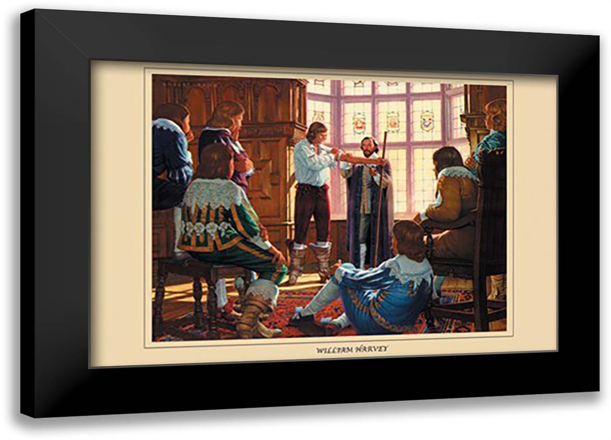 William Harvey 22x16 Black Modern Wood Framed Art Print Poster by Thom, Robert