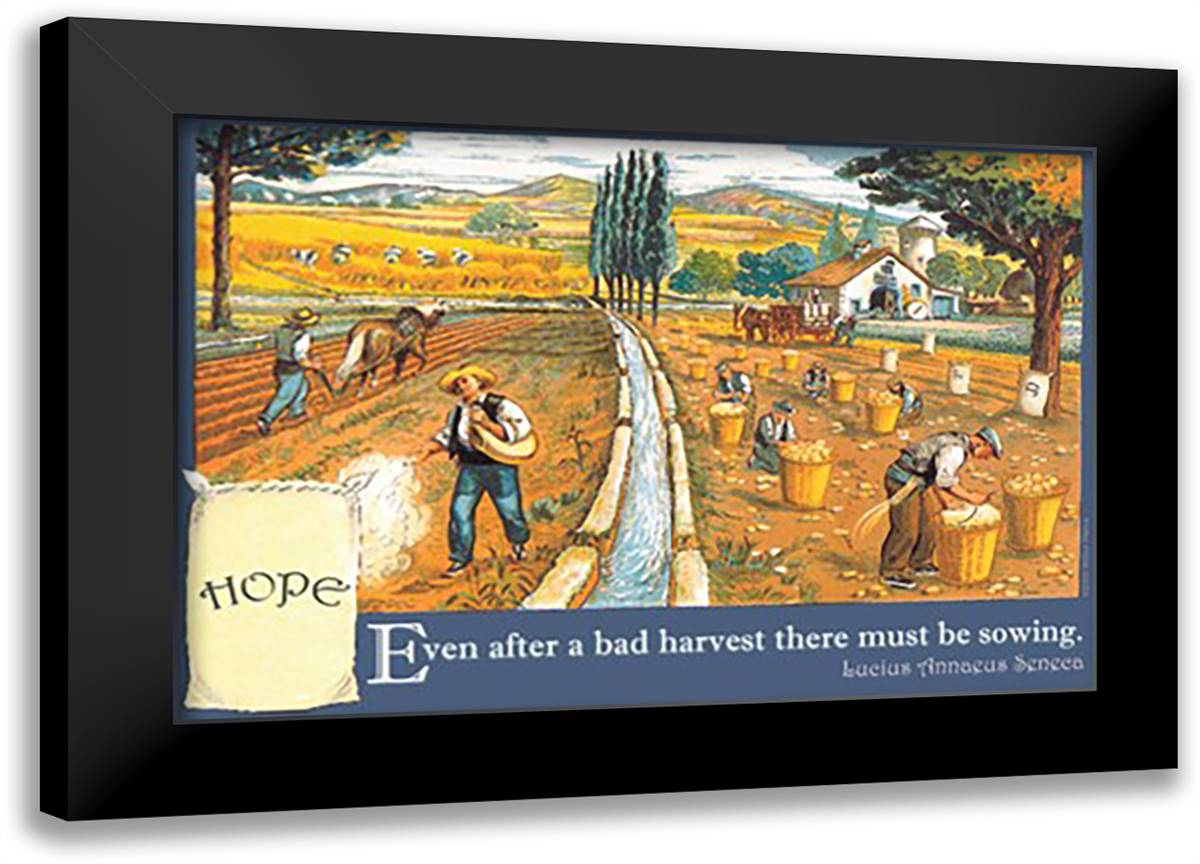 Hope 22x16 Black Modern Wood Framed Art Print Poster by Pierce, Wilbur