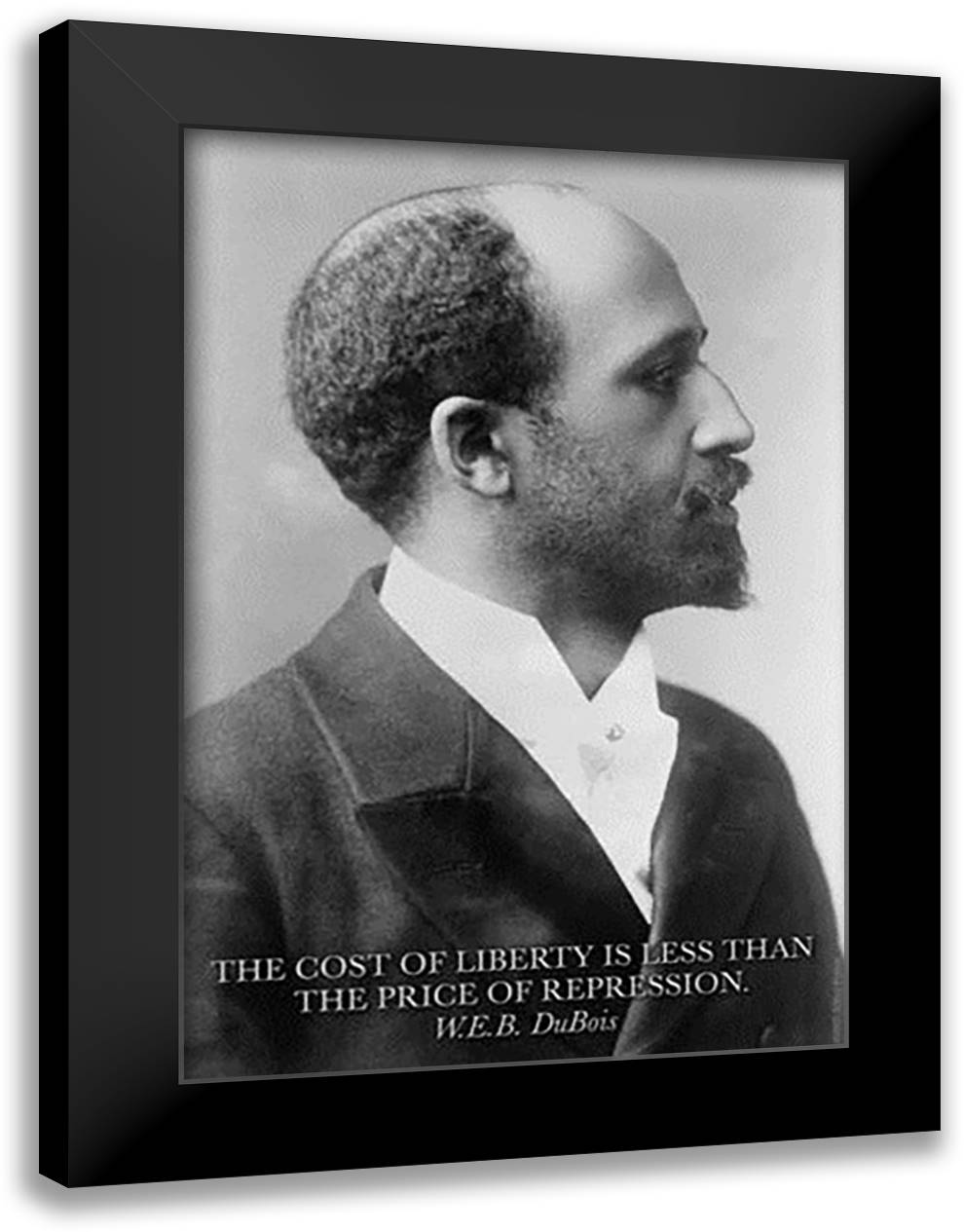 Cost of Liberty 16x22 Black Modern Wood Framed Art Print Poster by Pierce, Wilbur