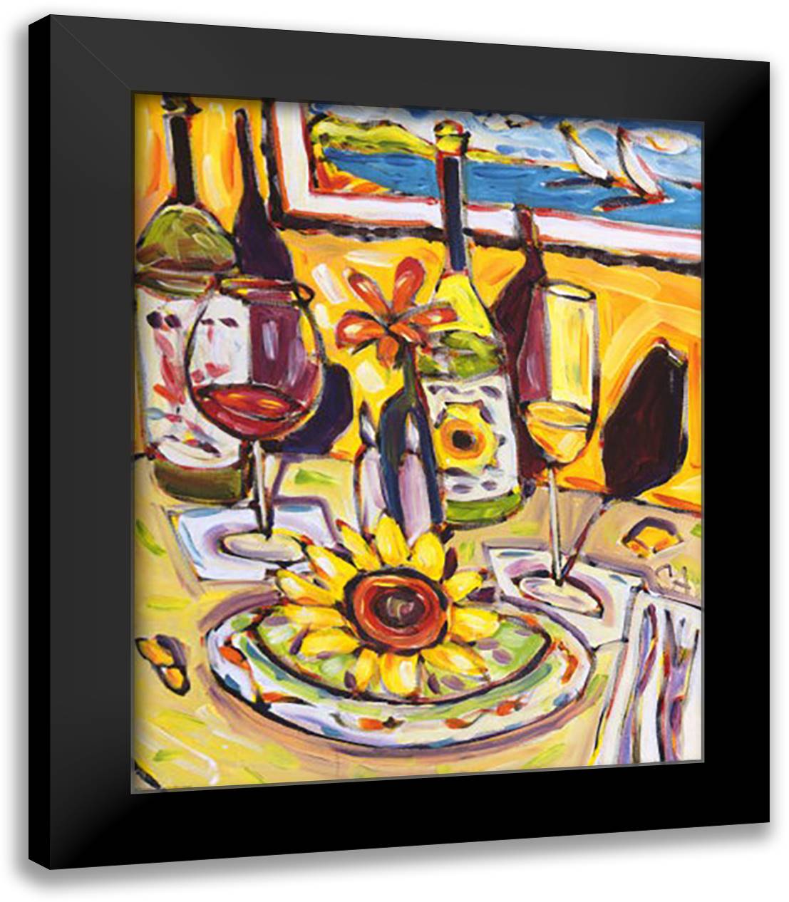Lunch Special I 15x18 Black Modern Wood Framed Art Print Poster by Savage, Mike